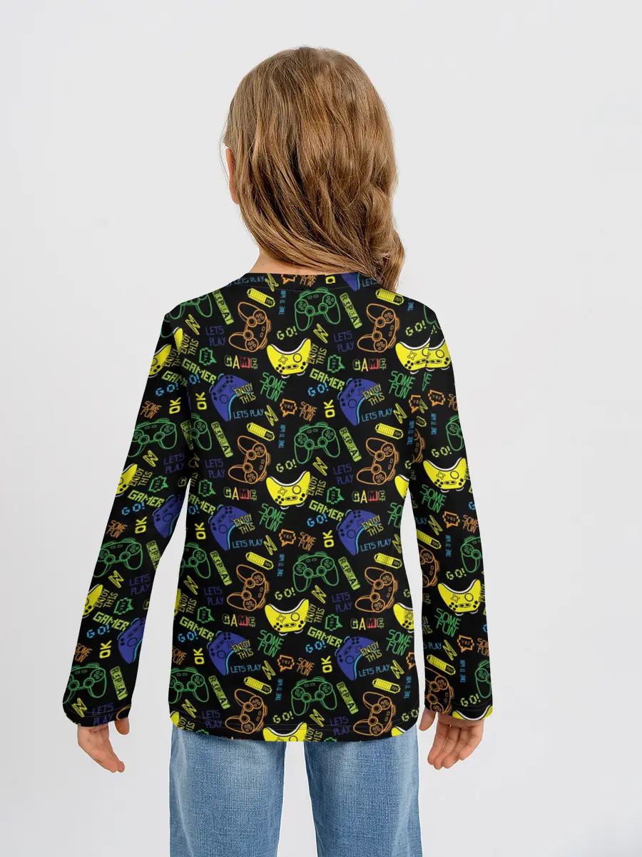 Детский лонгслив / Игроман