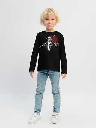 Детский лонгслив / Карты Деньги Два Ствола Крис