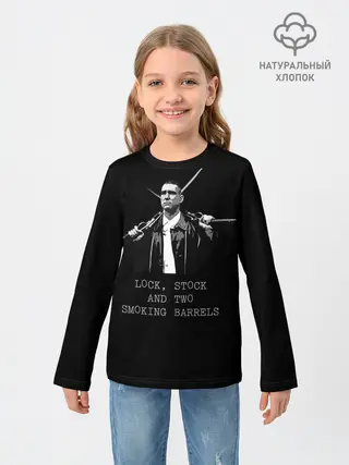 Детский лонгслив / Карты Деньги 2 Ствола Боевик