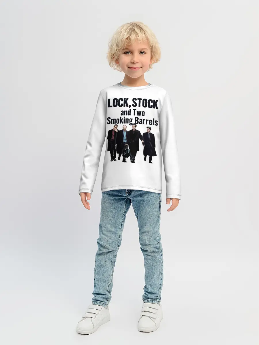 Детский лонгслив / Карты Деньги Два Ствола Герои