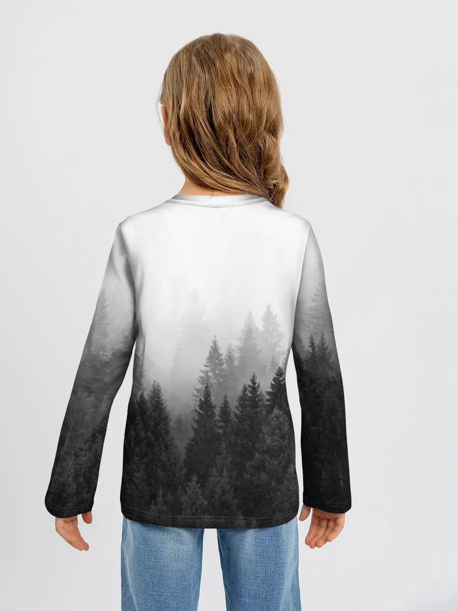 Детский лонгслив / ДУХ ЛЕСА / ПОМНИ СВОИ КОРНИ