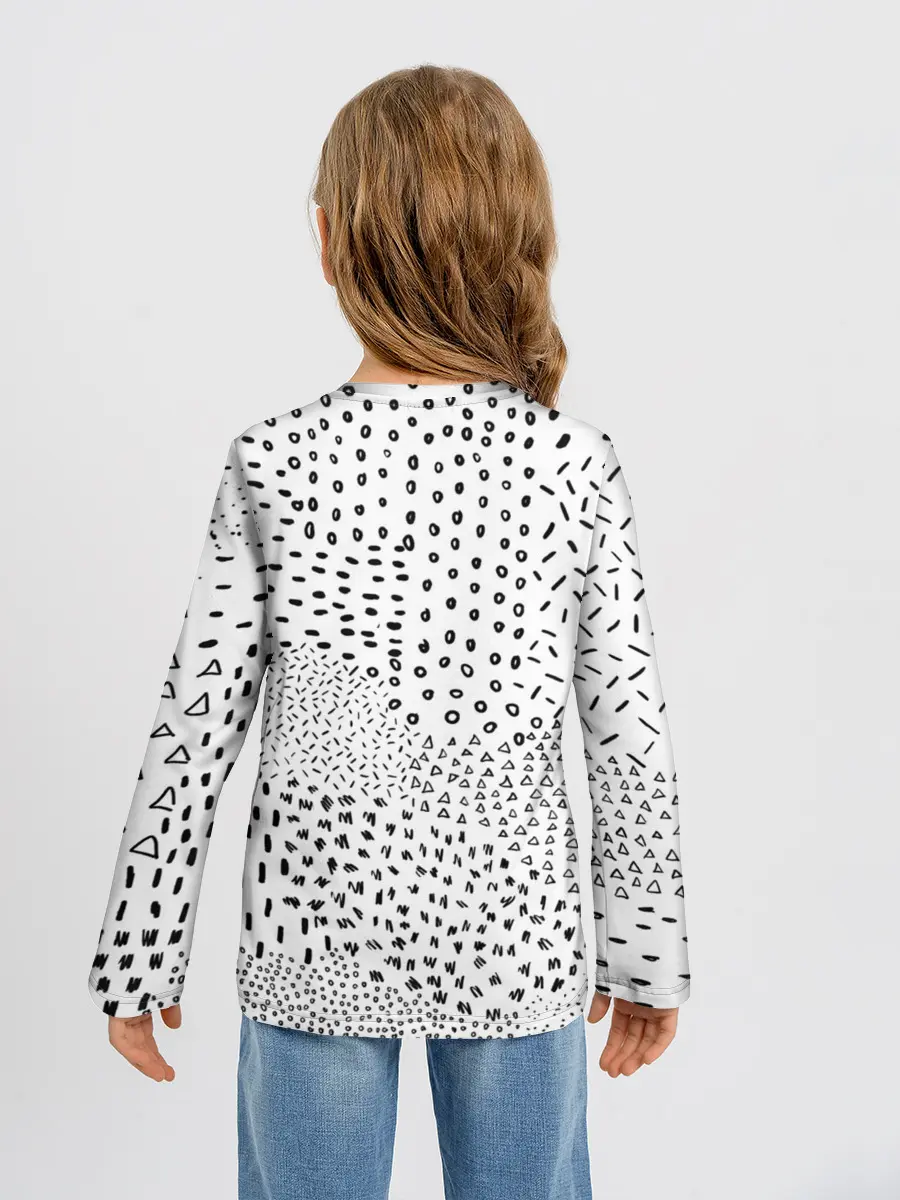 Детский лонгслив / Абстракция