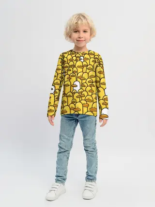 Детский лонгслив / Утки