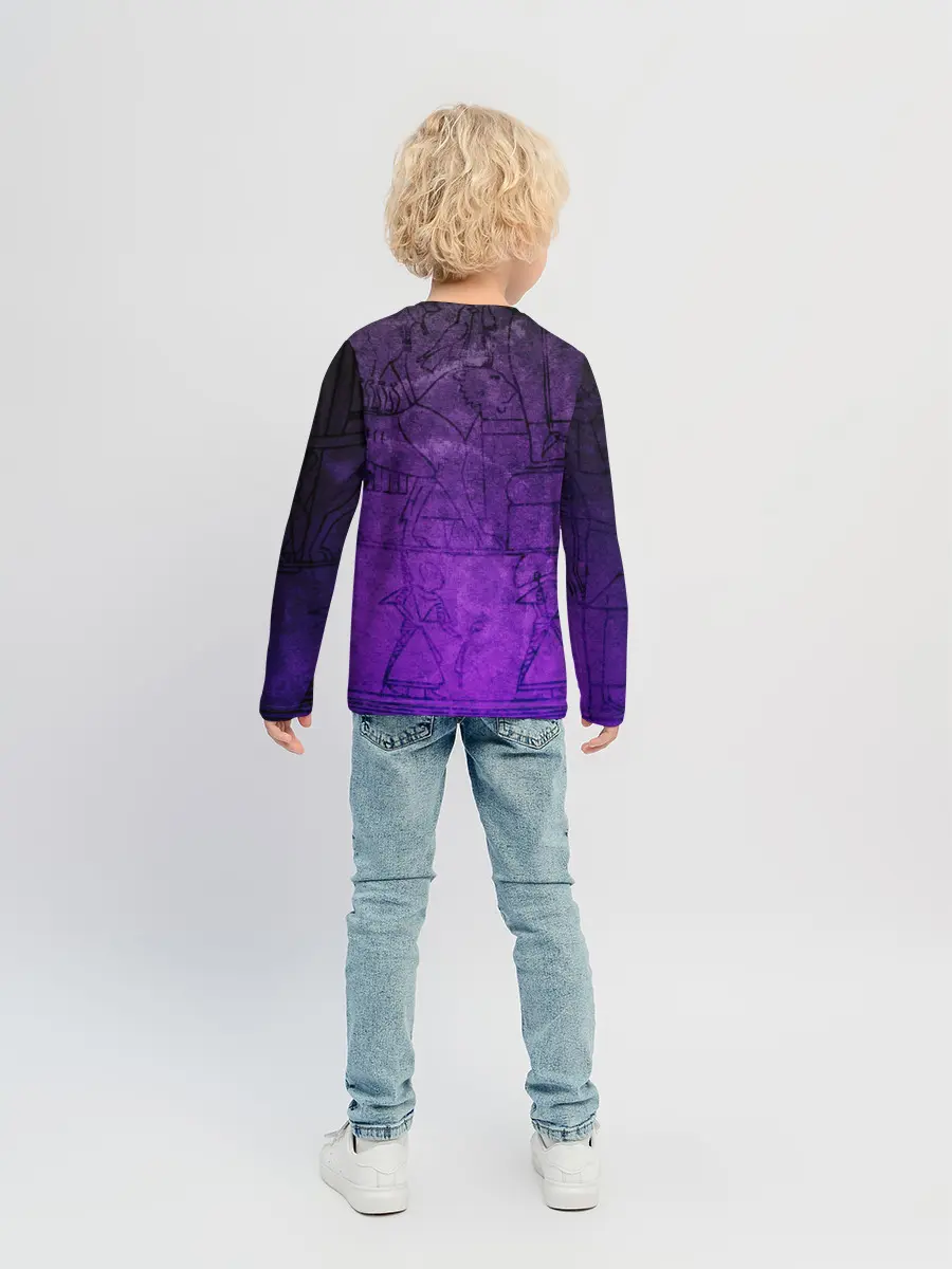 Детский лонгслив / Египет 3D