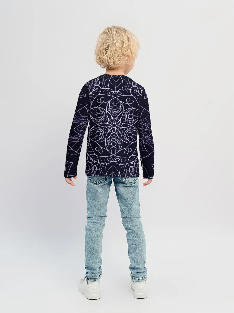 Детский лонгслив / Узор