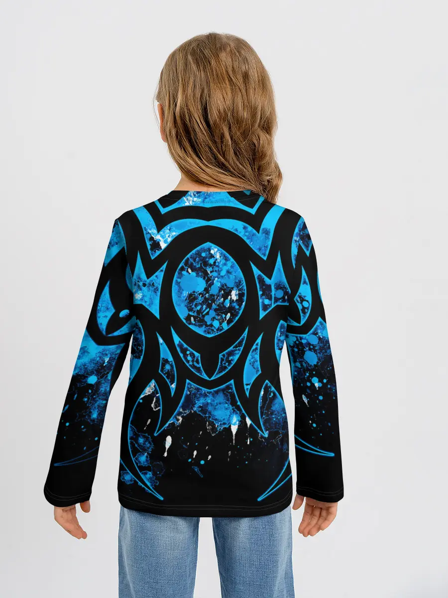 Детский лонгслив / Абстракция