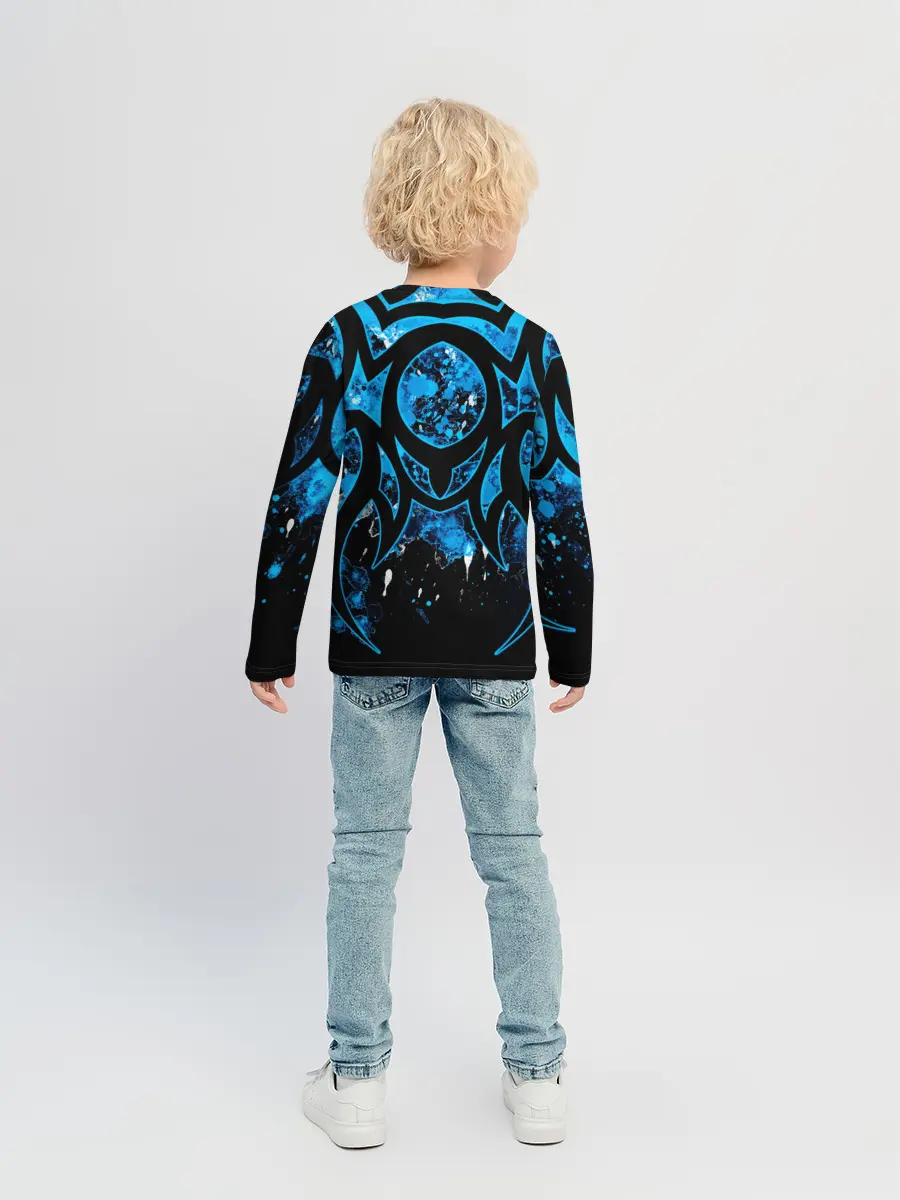 Детский лонгслив / Абстракция