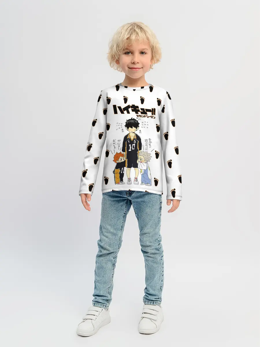 Детский лонгслив / Малыши Хината и Бокуто | Haikyuu!!
