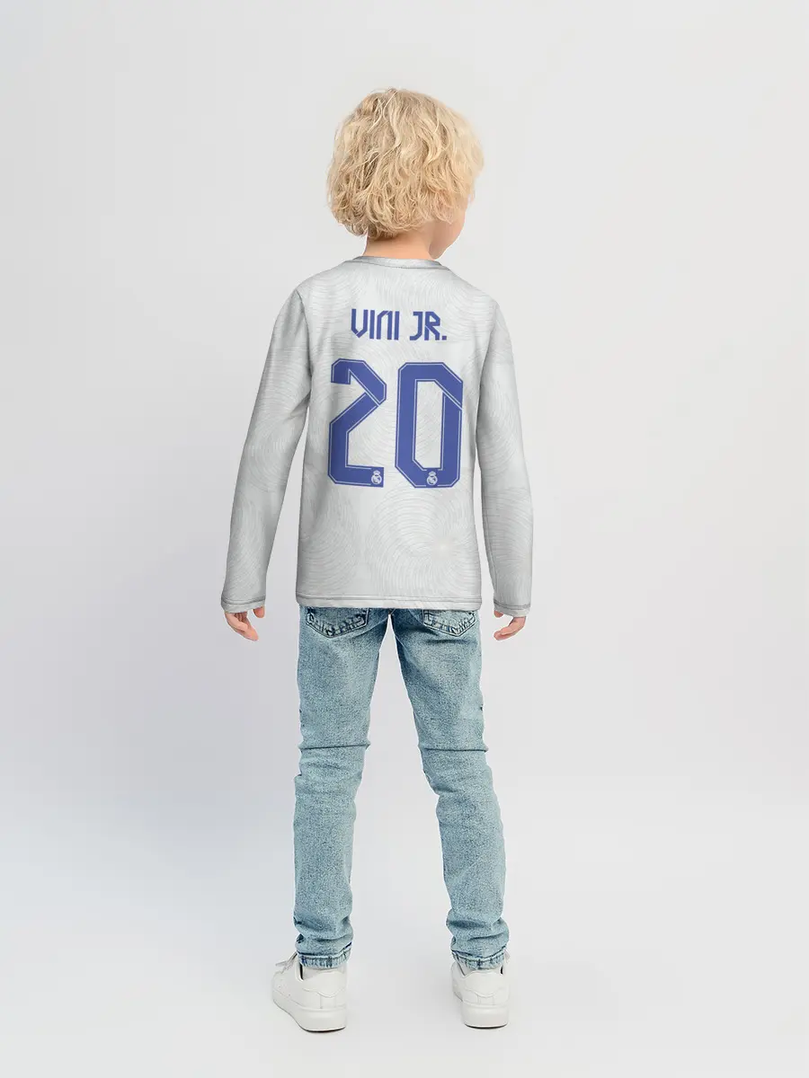 Детский лонгслив / Винисиус Реал Мадрид 2021/2022