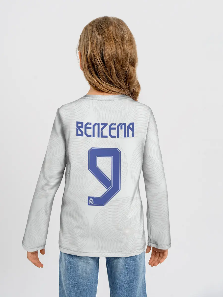Детский лонгслив / Бензема Реал Мадрид 2021/2022