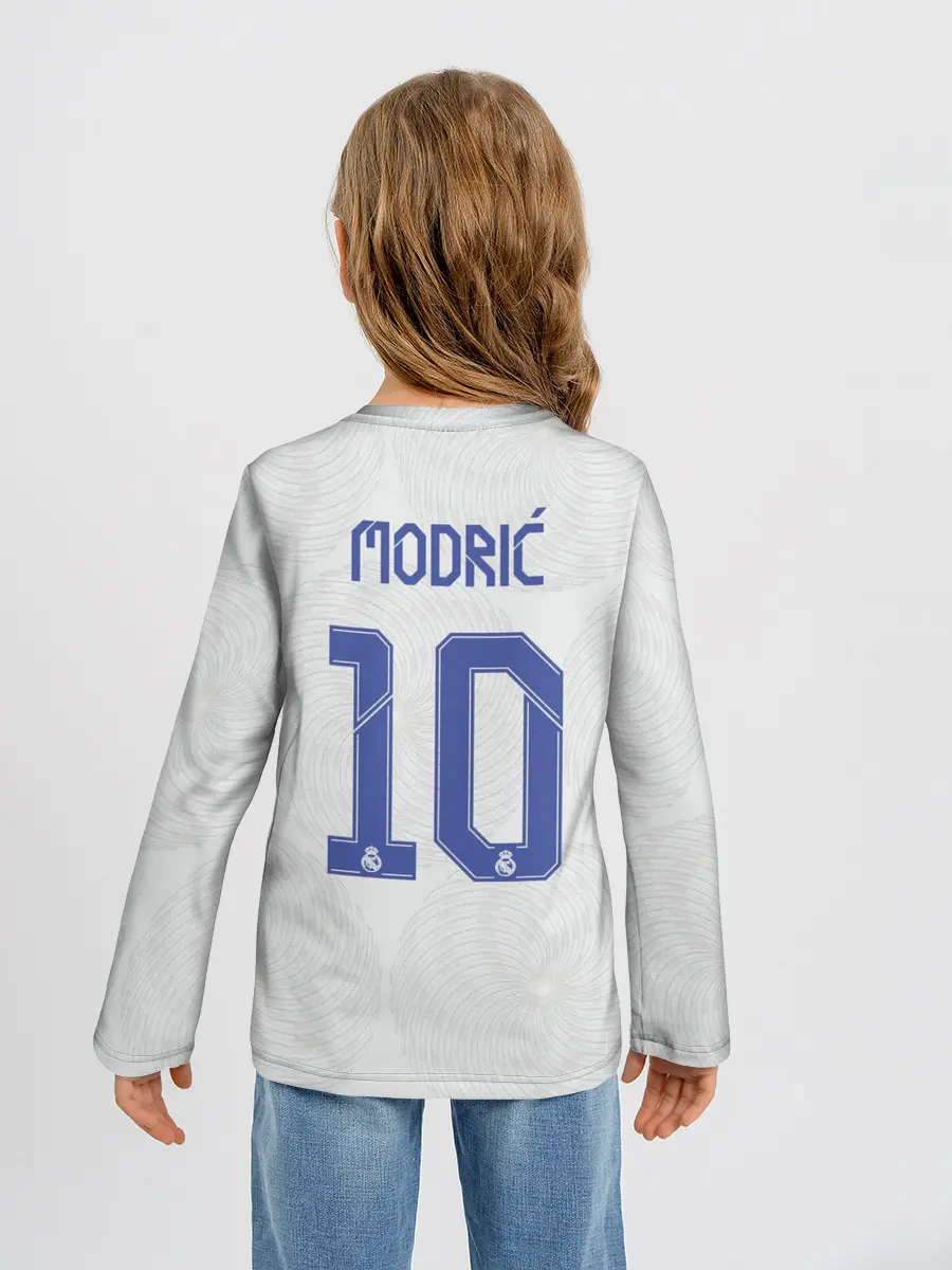 Детский лонгслив / Модрич Реал Мадрид Форма 21/22
