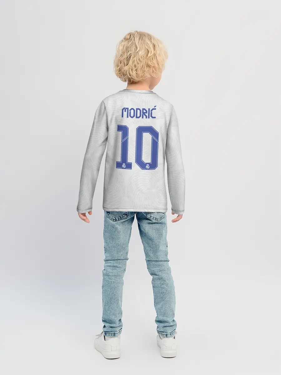 Детский лонгслив / Модрич Реал Мадрид Форма 21/22
