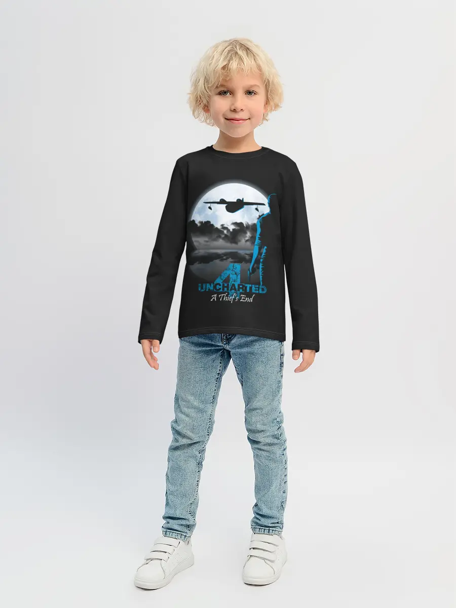 Детский лонгслив / Анчартед 4
