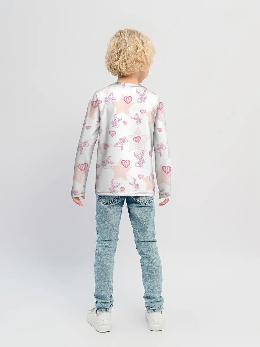 Детский лонгслив / Лисички