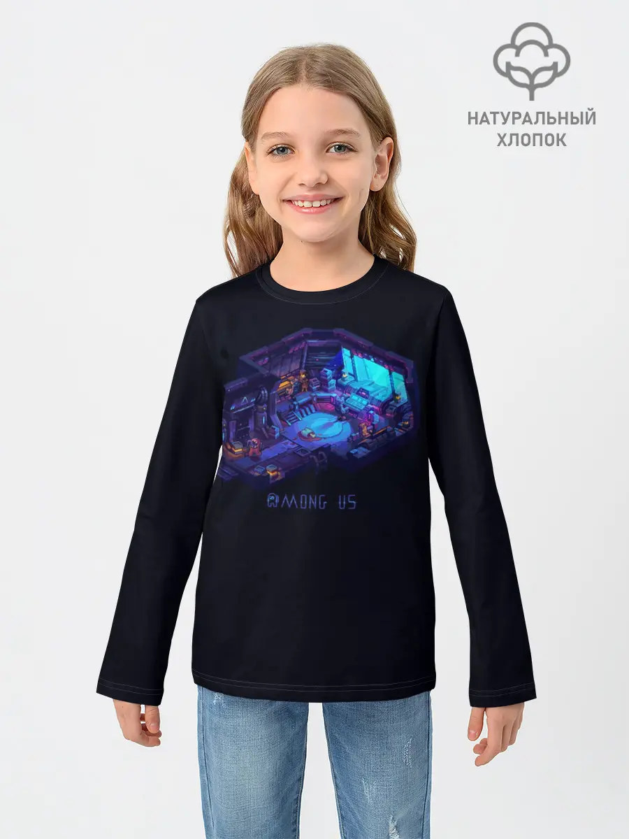 Детский лонгслив / Among Us