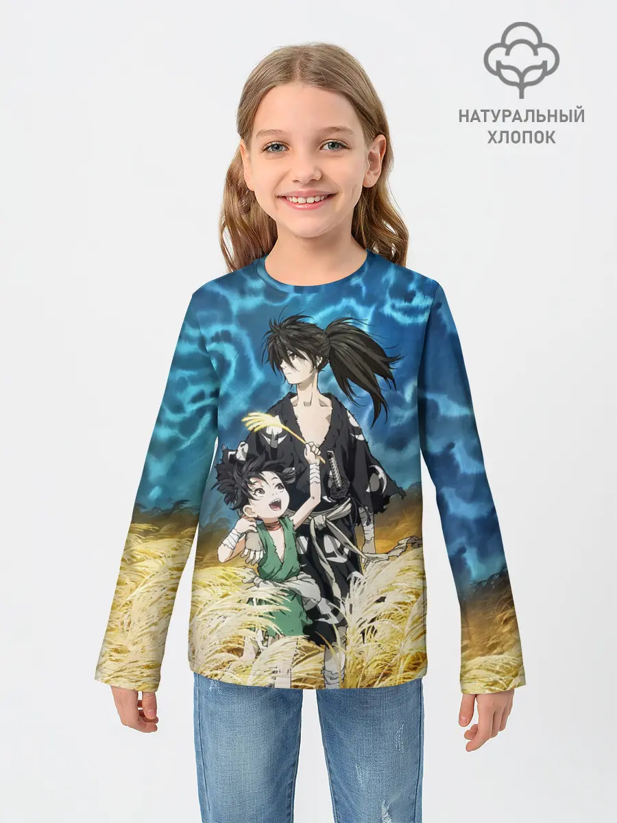 Детский лонгслив / Хяккимару с Дороро | DORORO