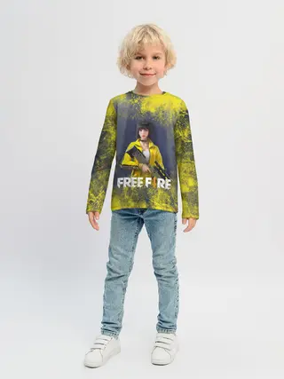 Детский лонгслив / GARENA FREEFIRE | БАТЛГРАУНД