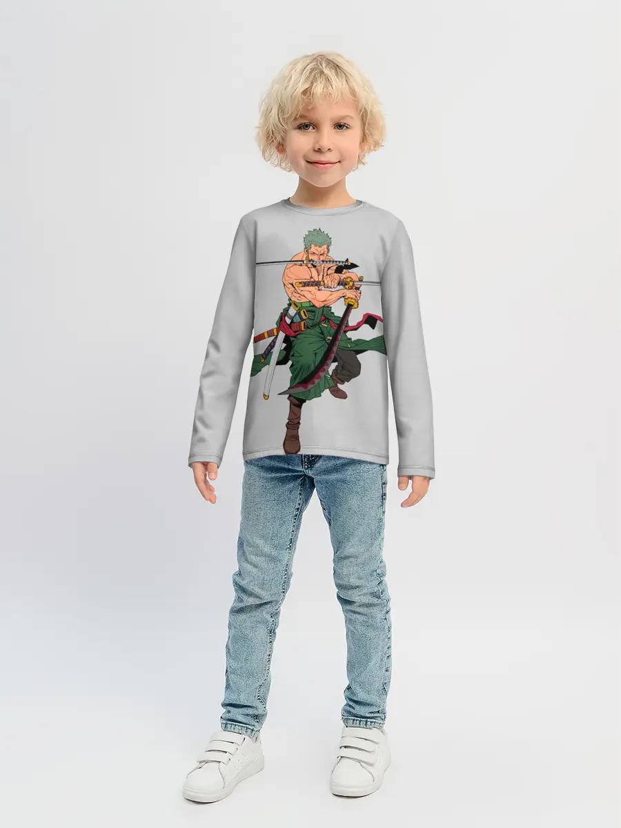 Детский лонгслив / Арт Ророноа Зоро, One Piece