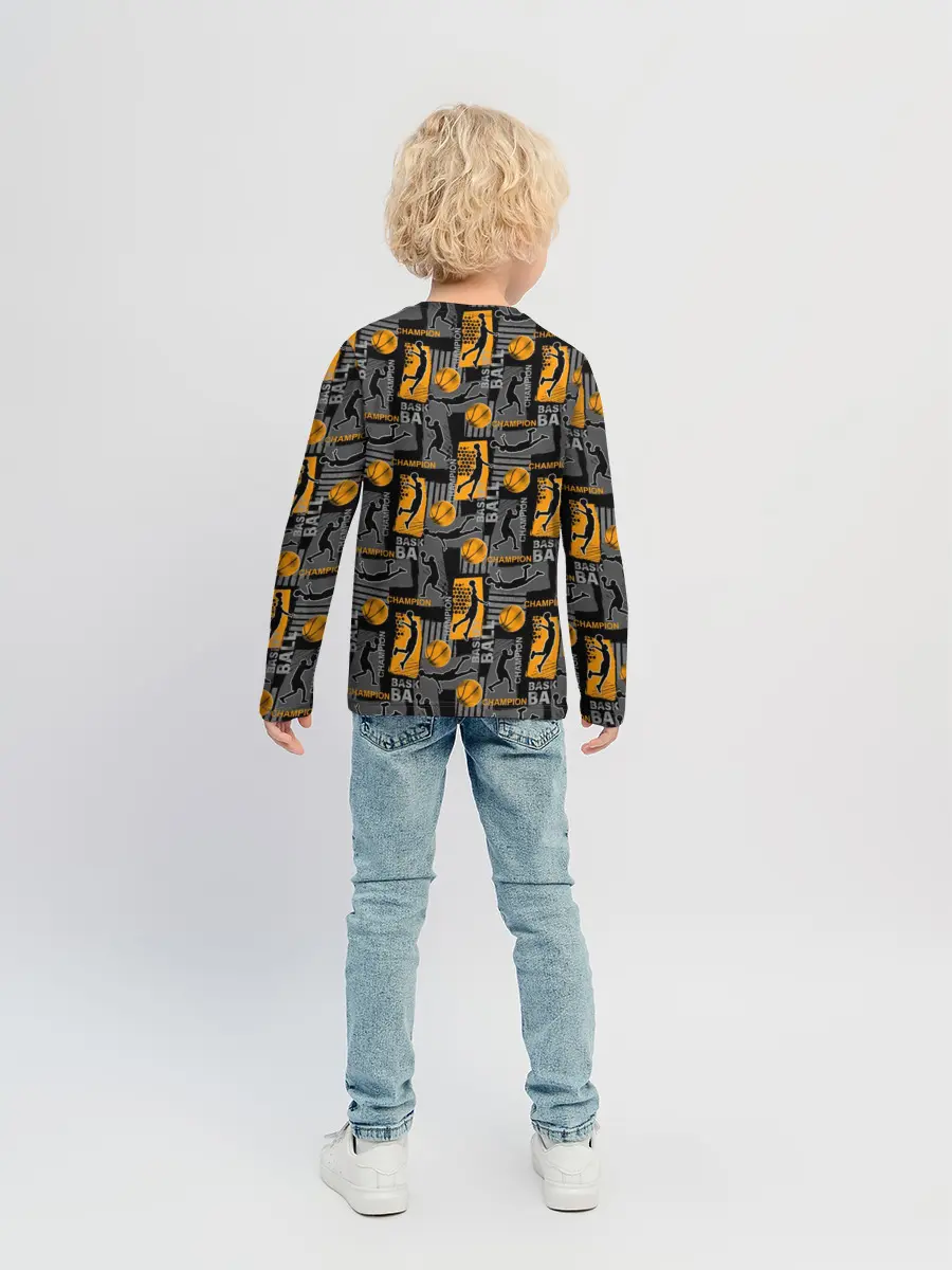 Детский лонгслив / Basketball