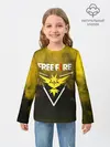 Детский лонгслив / FREEFIRE | YELLOW SMOKE