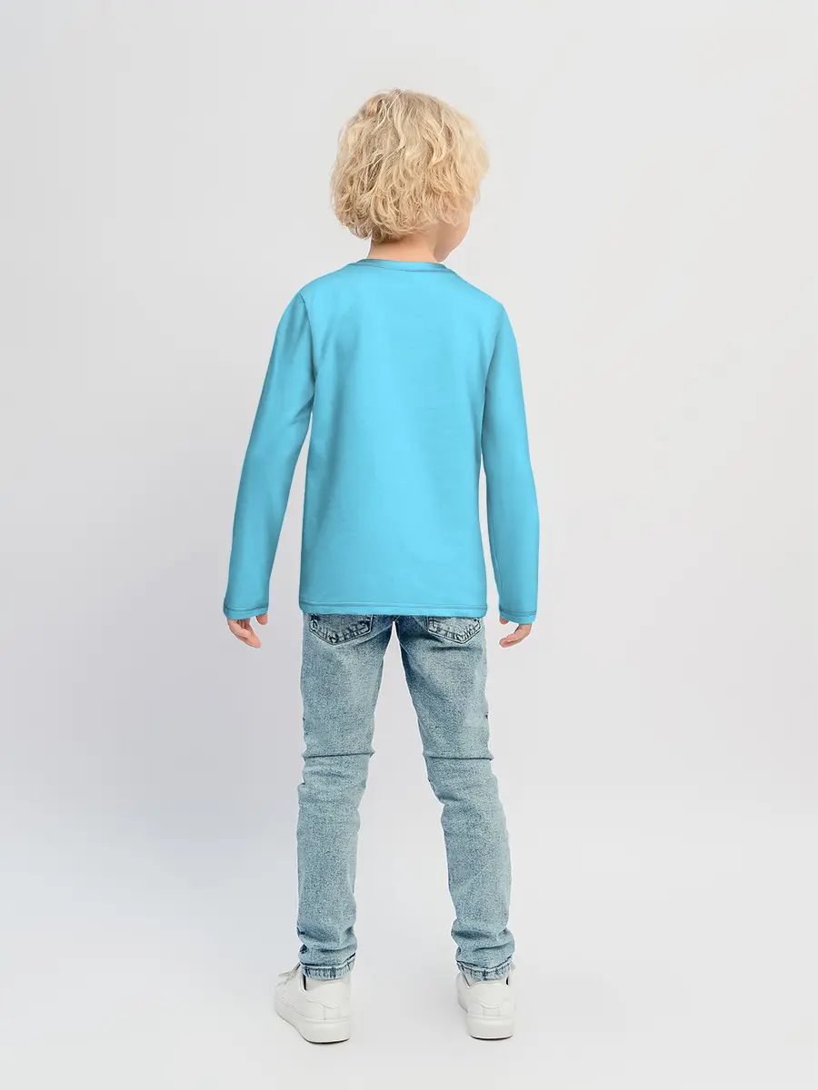 Детский лонгслив / Пират с бочкой рома