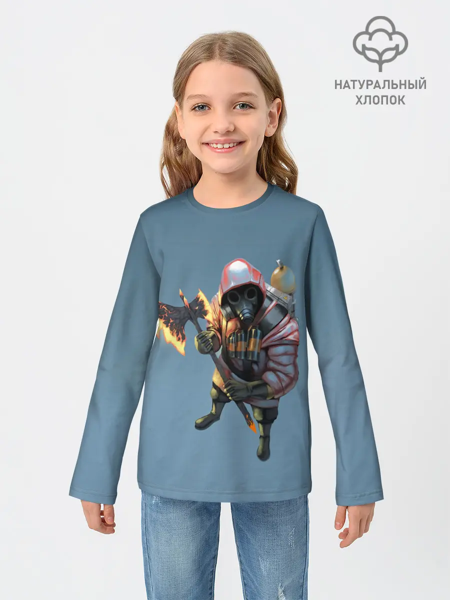 Детский лонгслив / Pyro
