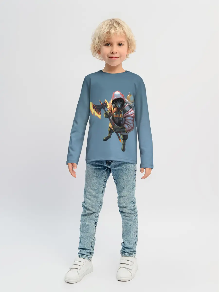 Детский лонгслив / Pyro
