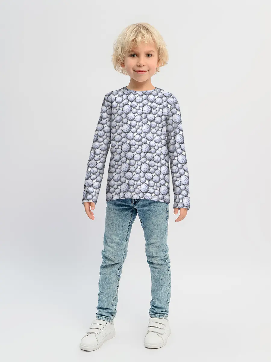 Детский лонгслив / Волейбольные Мячи