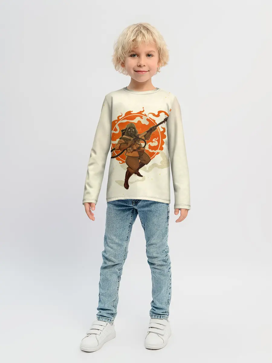 Детский лонгслив / Pyro style
