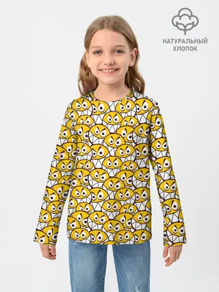 Детский лонгслив / Злые Смайлы
