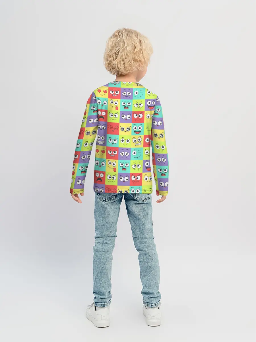Детский лонгслив / Эмоции