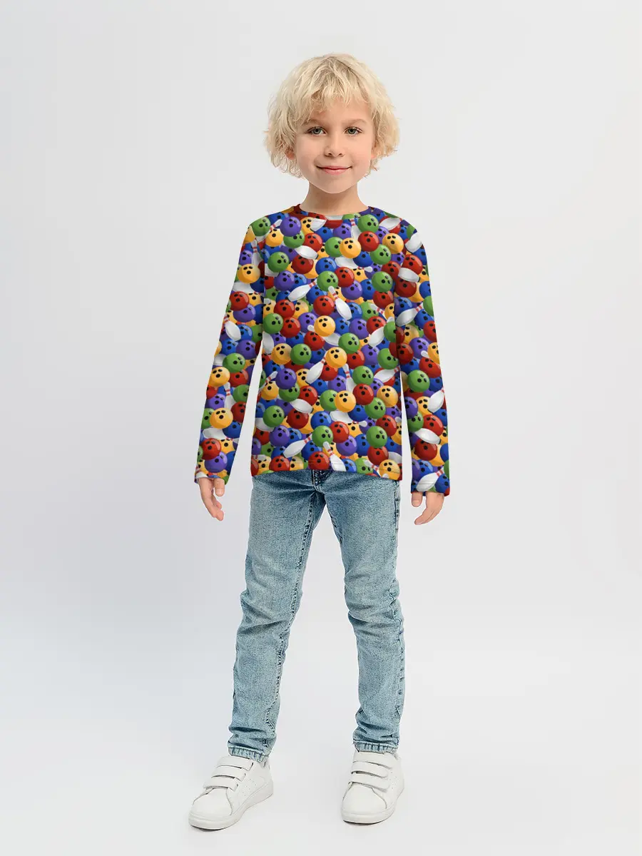 Детский лонгслив / Боулинг