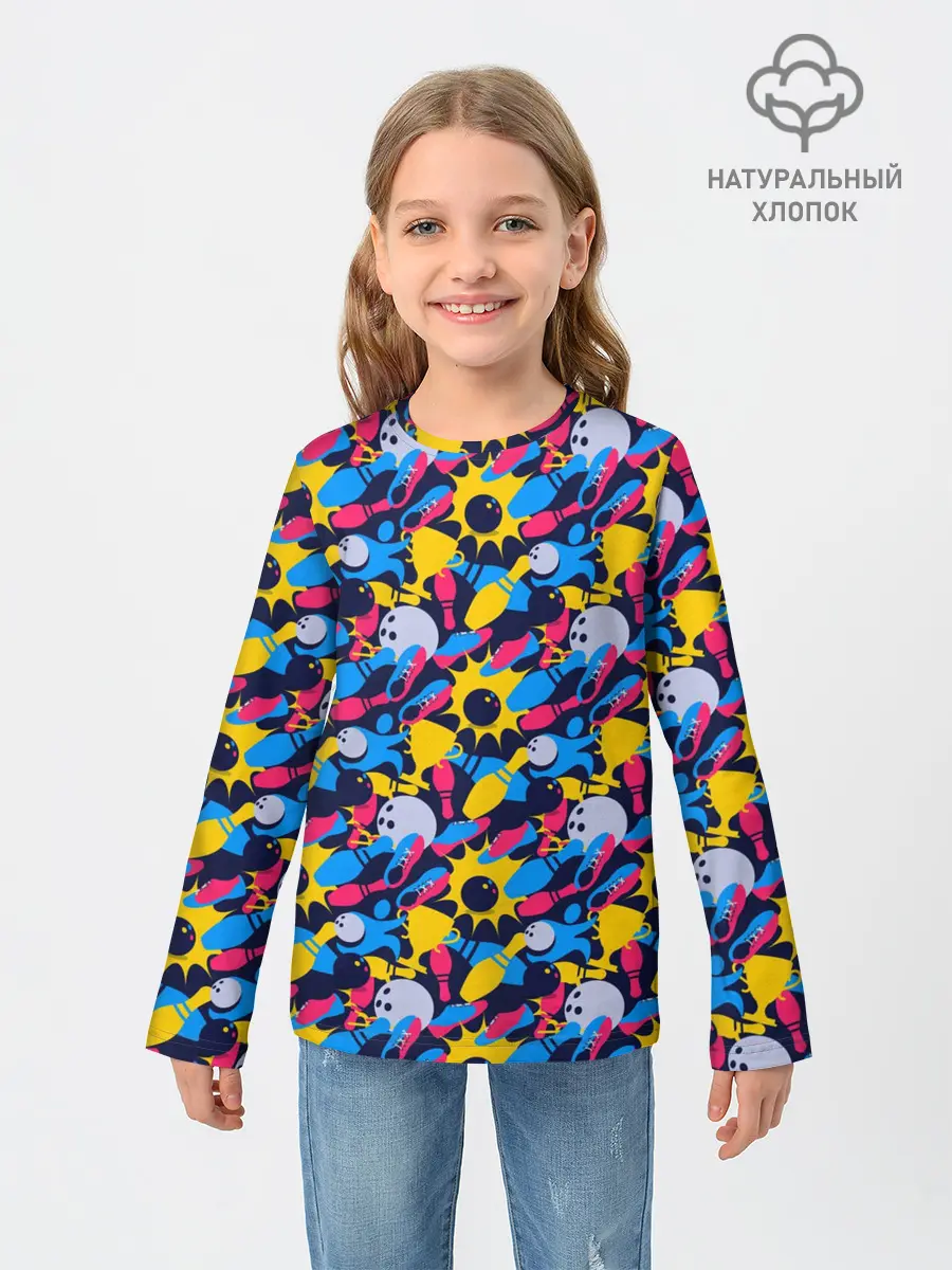 Детский лонгслив / Боулинг
