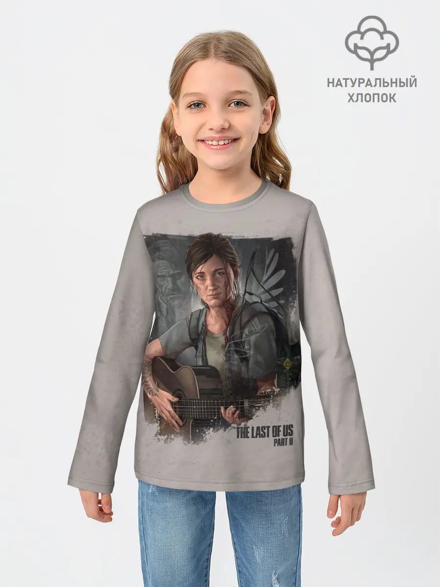 Детский лонгслив / Элли с гитарой
