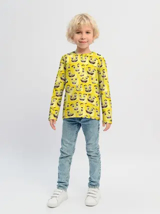 Детский лонгслив / Позитив