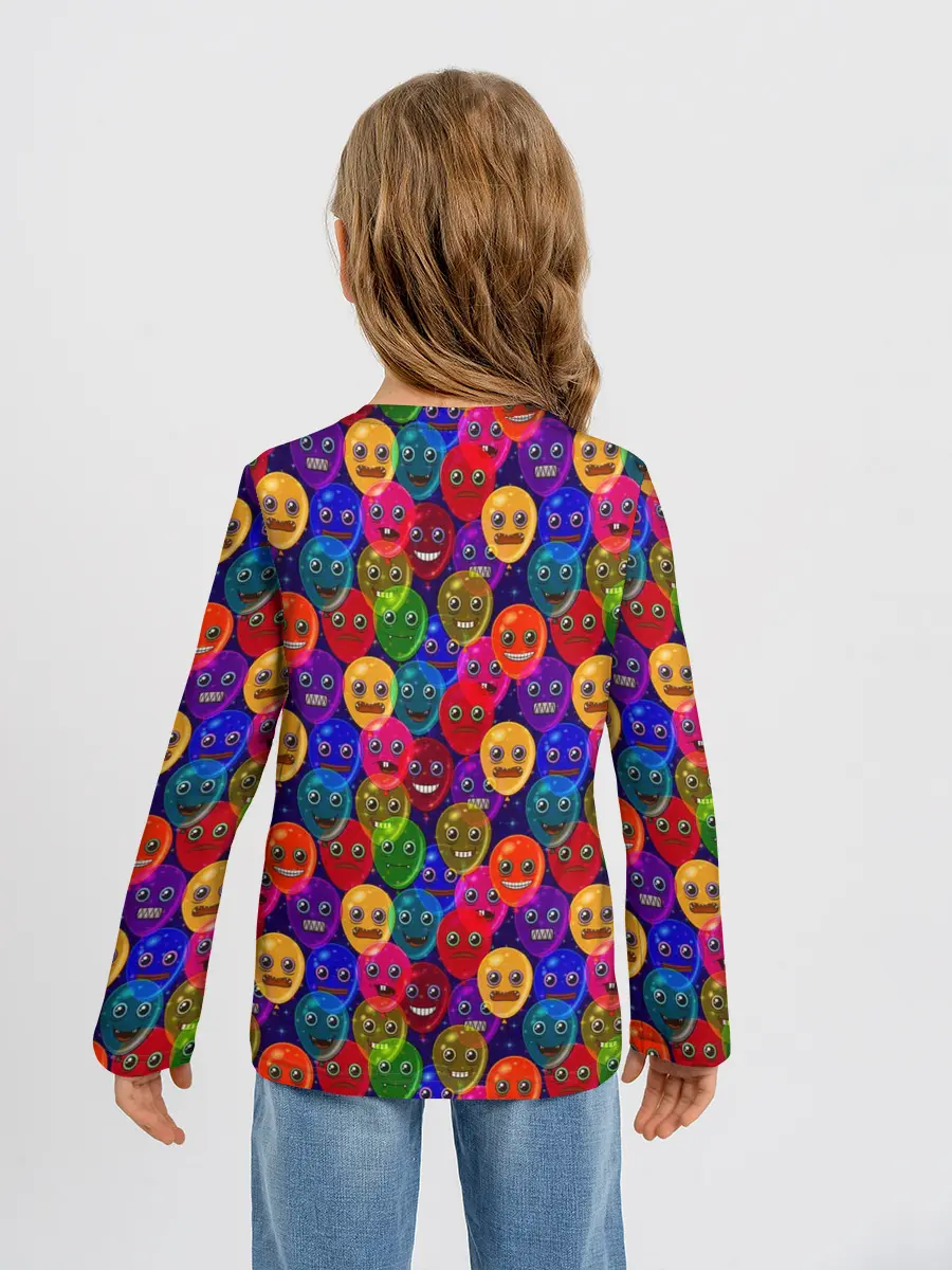 Детский лонгслив / Воздушные Шарики