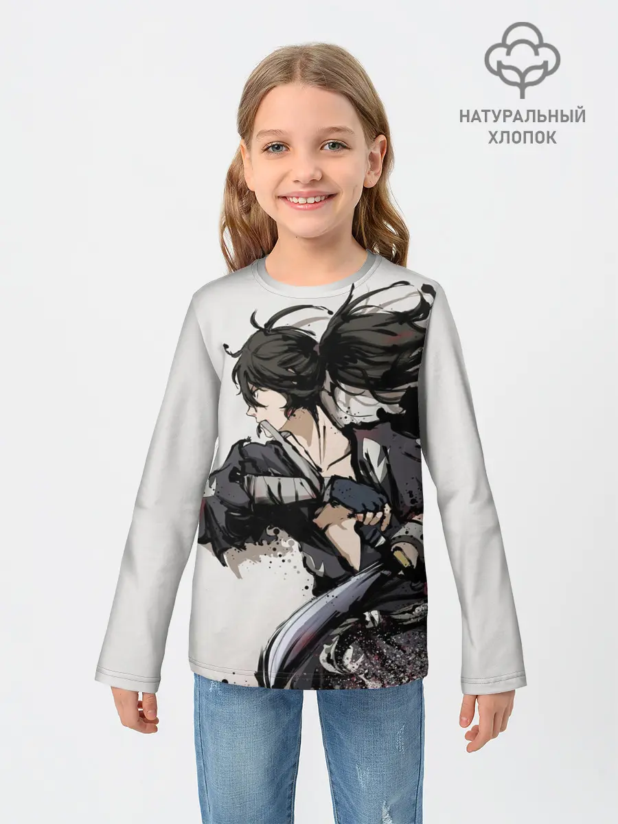 Детский лонгслив / ЯРОСТЬ ХЯККИМАРУ | ДОРОРО