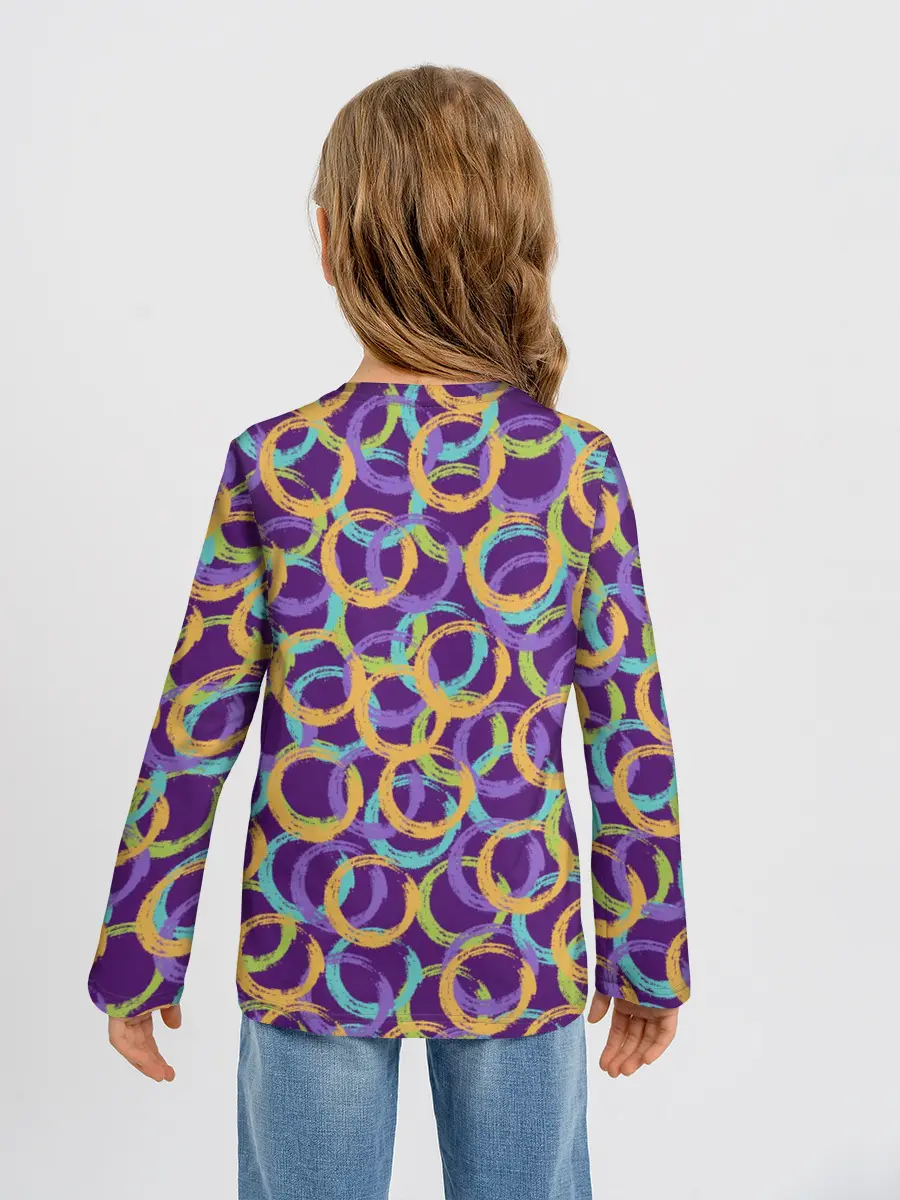 Детский лонгслив / Абстракция