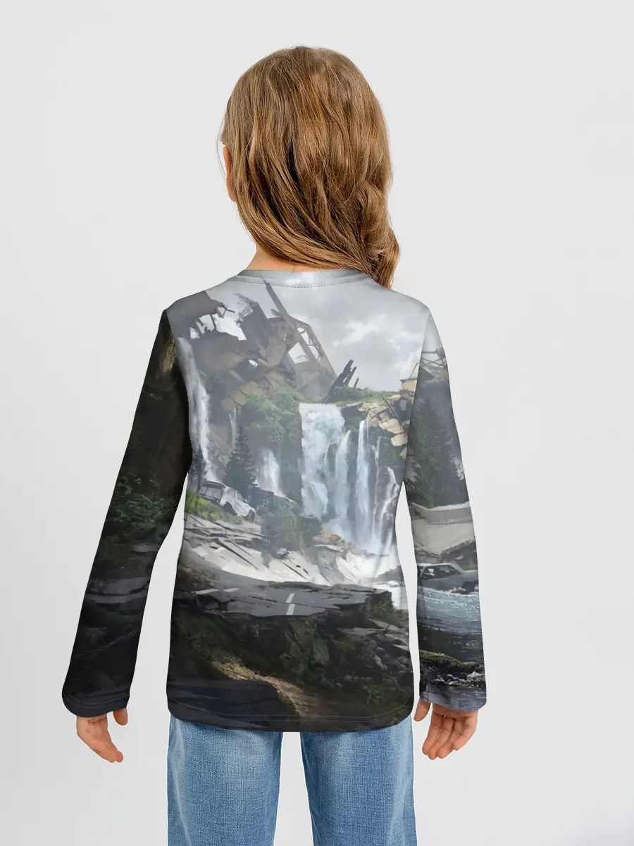 Детский лонгслив / Элли и Дина