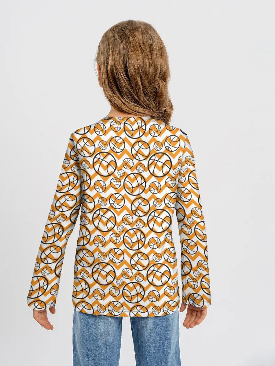 Детский лонгслив / Баскетбол