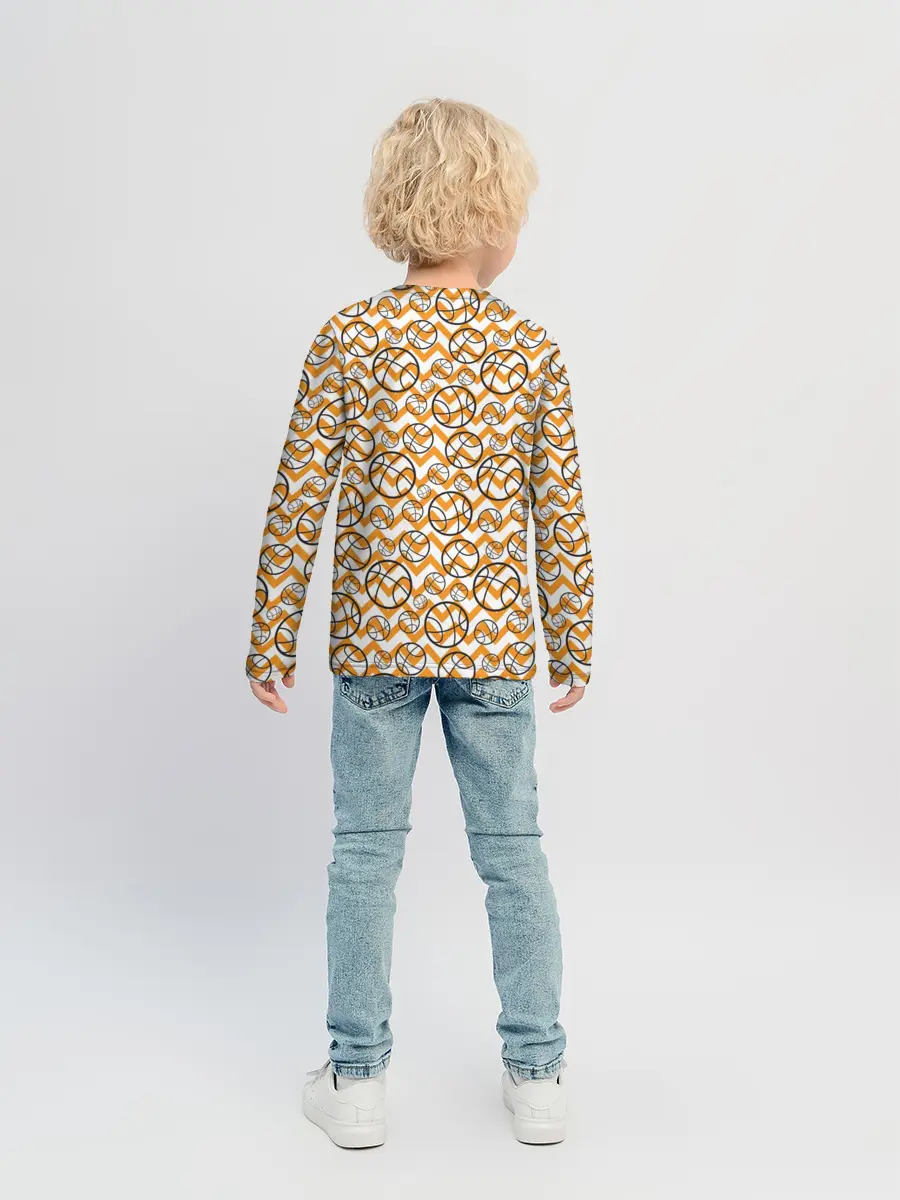 Детский лонгслив / Баскетбол