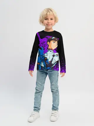 Детский лонгслив / ЕВАНГЕЛИОН