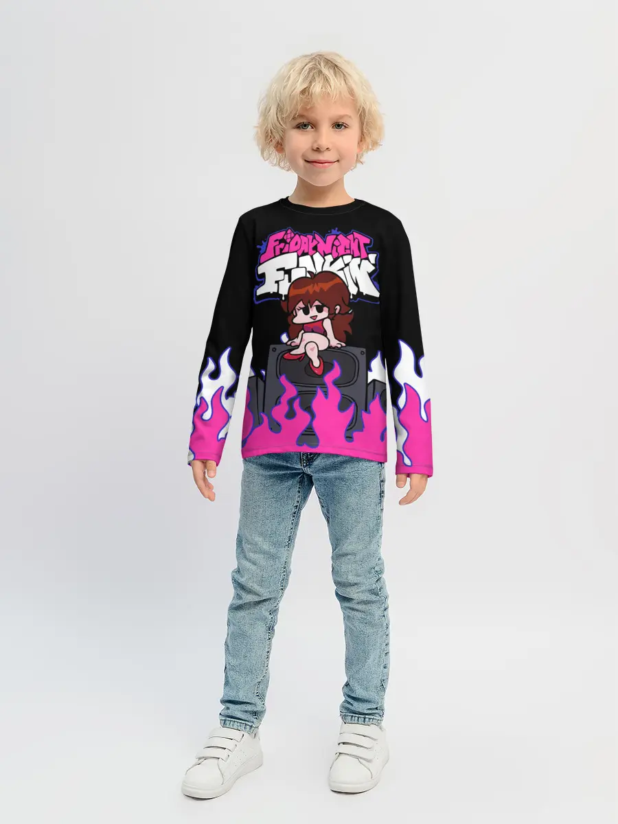 Детский лонгслив / Girlfriend