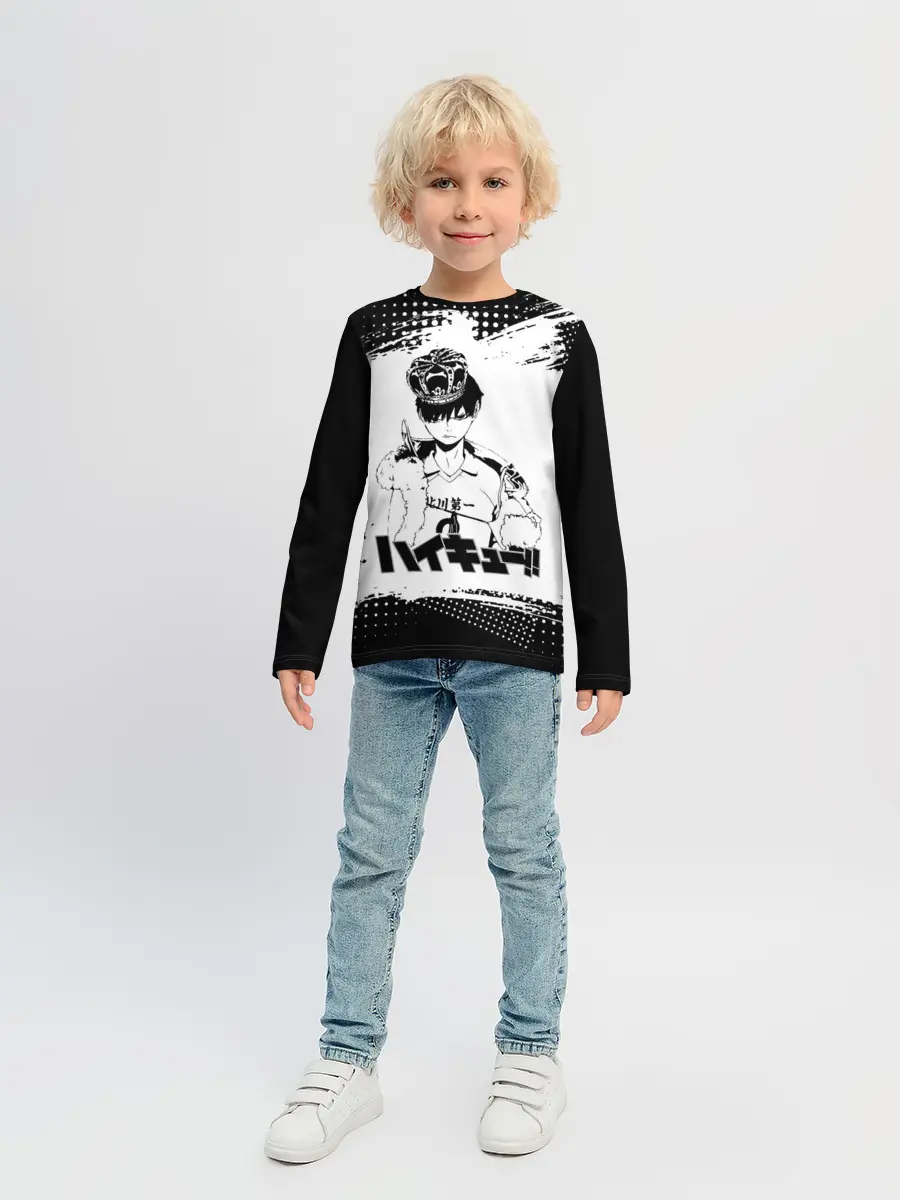 Детский лонгслив / Тобио Кагеяма корона Haikyuu!!