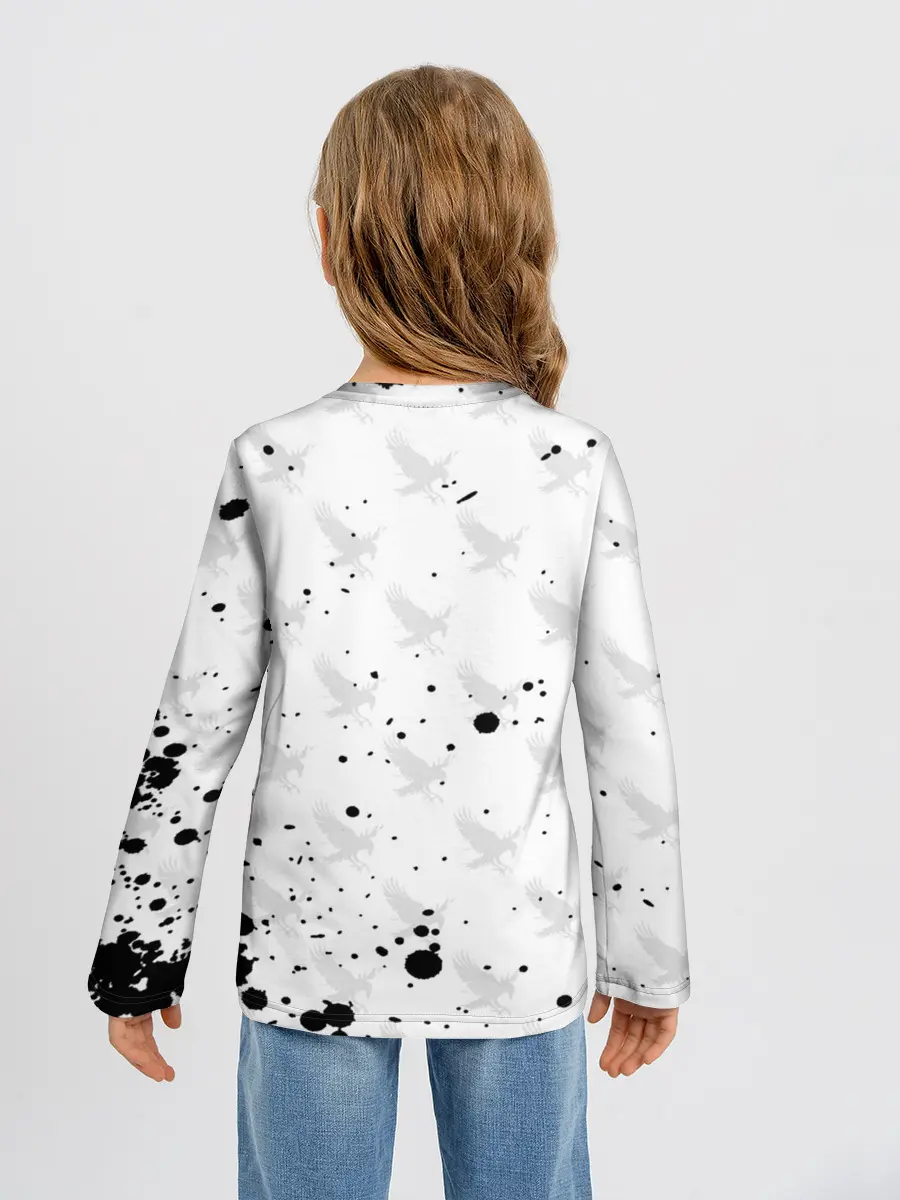 Детский лонгслив / Лозунг Карасуно ворон Haikyu!!