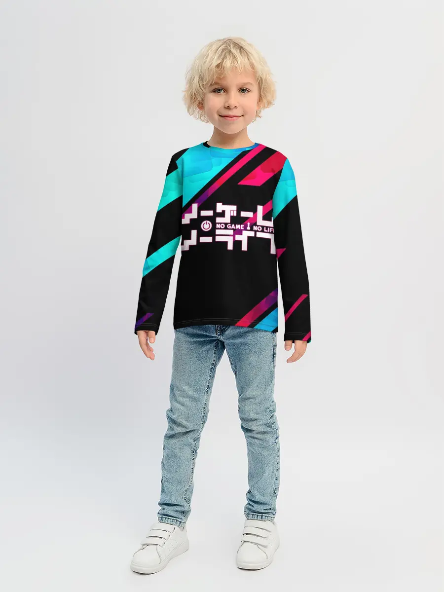 Детский лонгслив / NO GAME NO LIFE LOGO