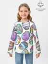 Детский лонгслив / Пасхальные яйца