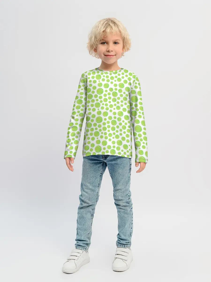 Детский лонгслив / Теннис