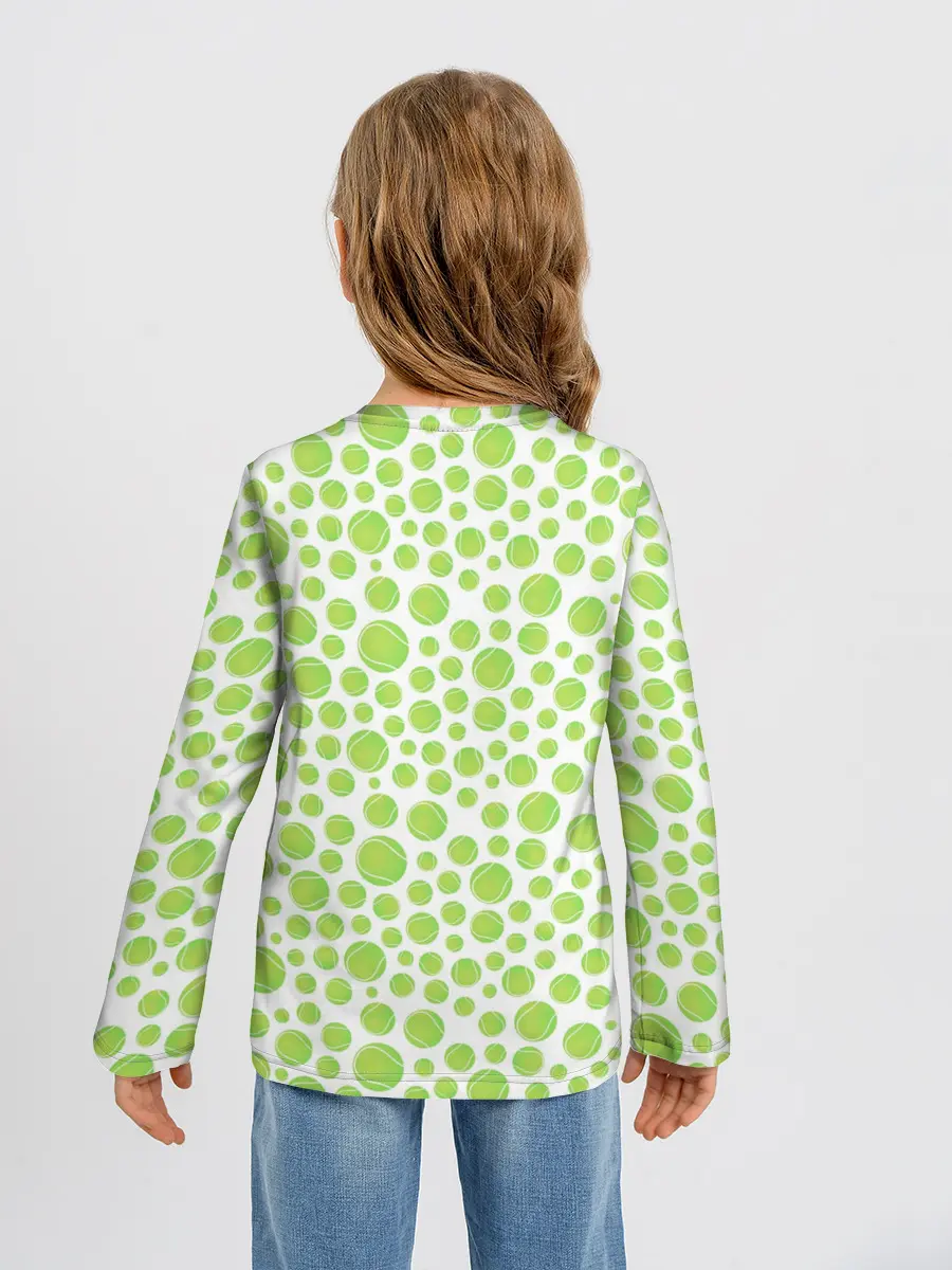 Детский лонгслив / Теннис