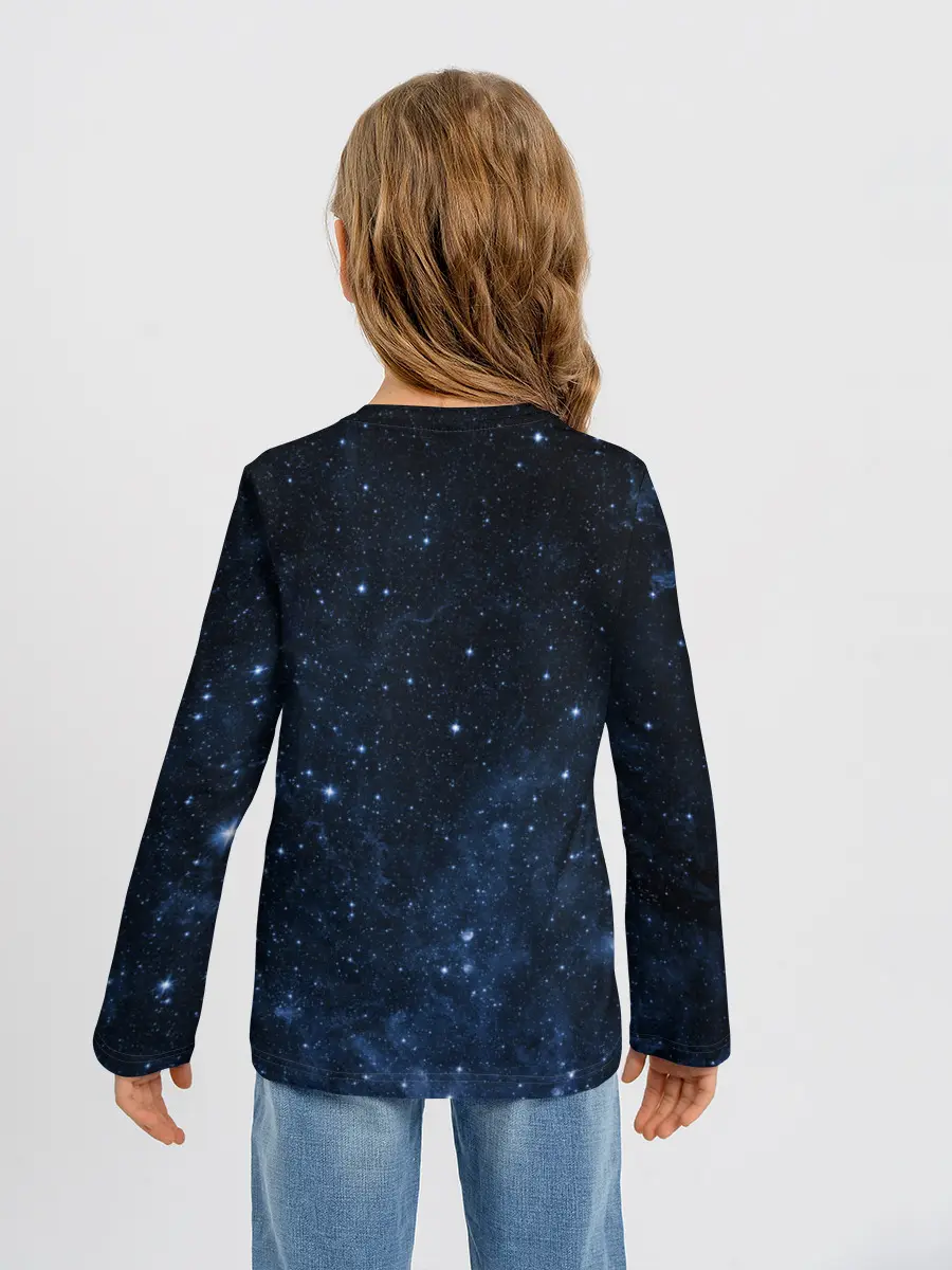 Детский лонгслив / Душа идущая в космос | Soul space